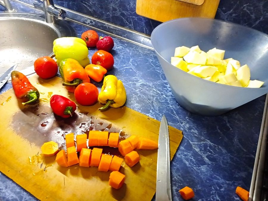 Икра кабачковая в рукаве запеченная в духовке