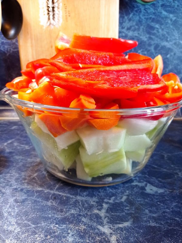 Икра кабачковая в рукаве запеченная в духовке