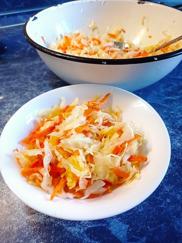 Капустный салат как в советских ресторанах