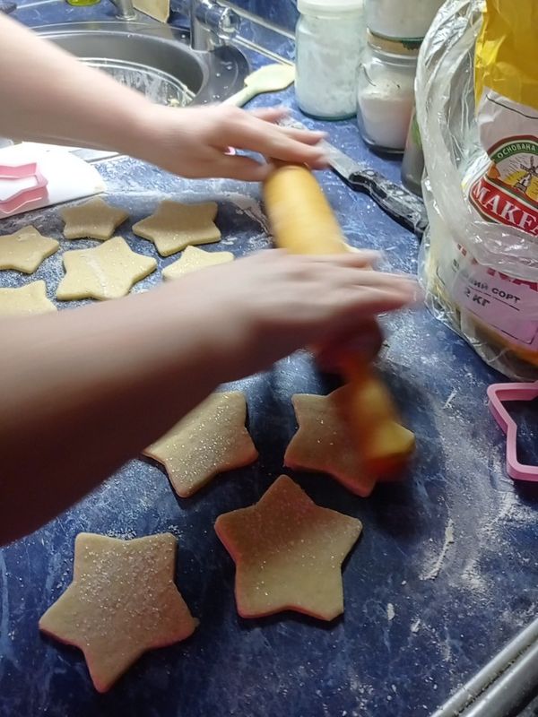 Печенье сахарное на кефире