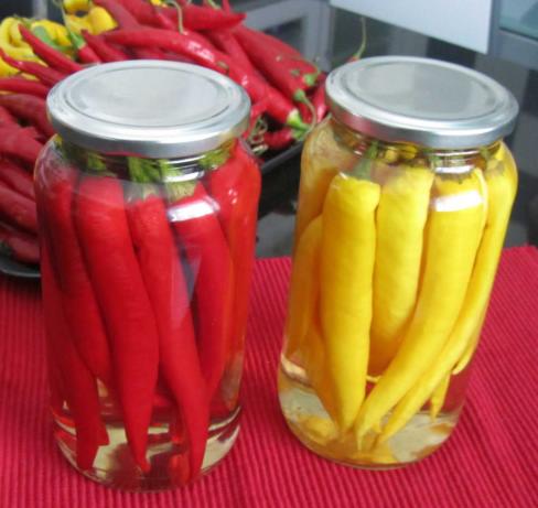 Перец горький маринованный