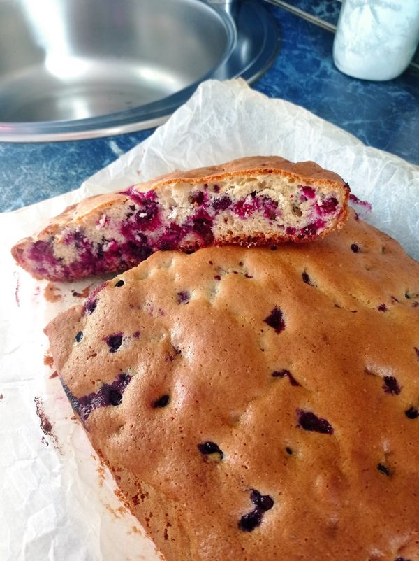 Пирог из замороженных ягод