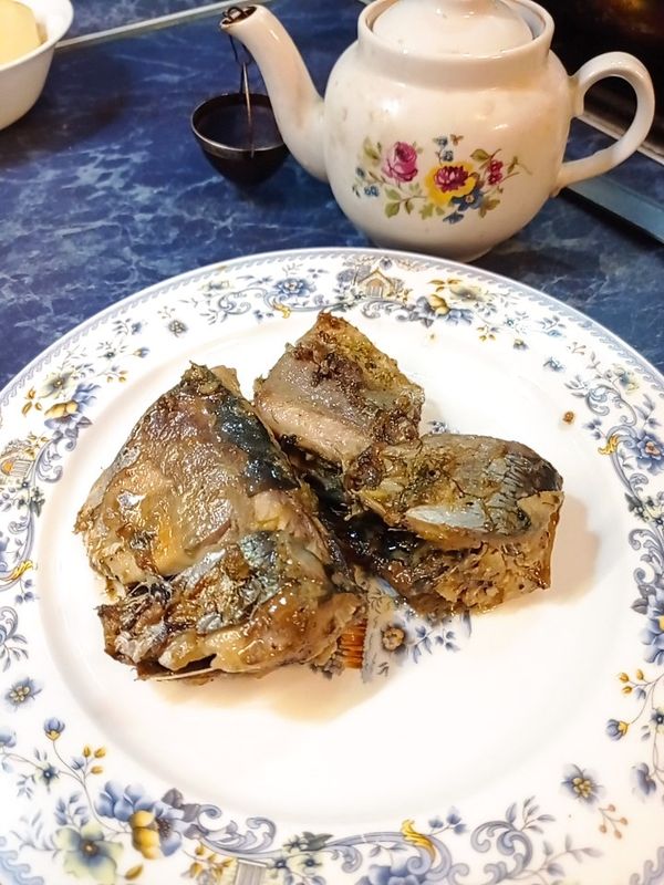 Селедка жареная