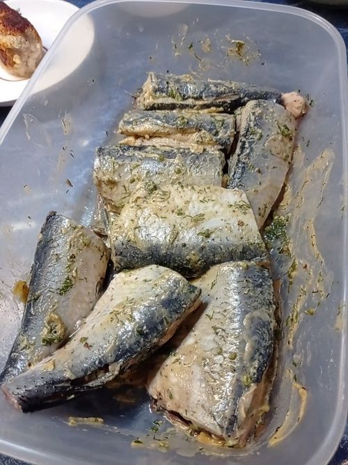 Селедка жареная